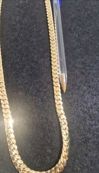 CADENA  CUBAN ORO 18KT 6MM