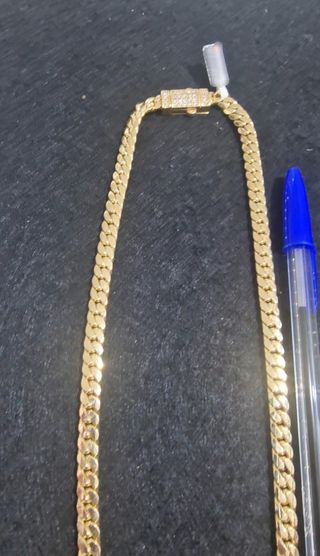 CADENA  CUBAN ORO 18KT 6MM