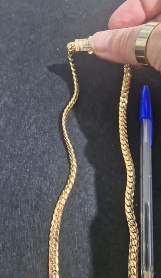 CADENA  CUBAN ORO 18KT 6MM