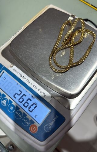 CADENA  CUBAN ORO 18KT 6MM