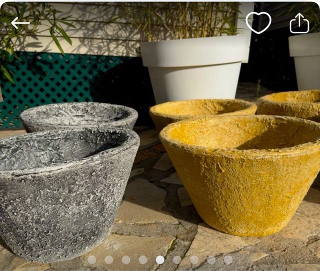 Macetas de piedra para el jardín