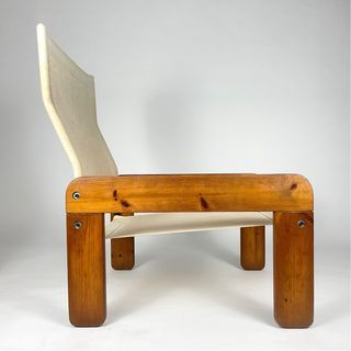 Coppia di poltrone razionaliste, anni '70 circa