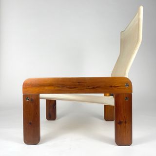 Coppia di poltrone razionaliste, anni '70 circa