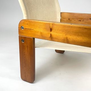 Coppia di poltrone razionaliste, anni '70 circa