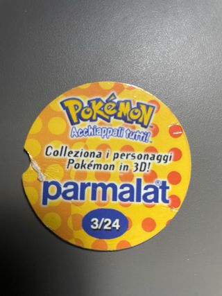 Dischetti lenticolari Pokémon 3D “Parmalat”