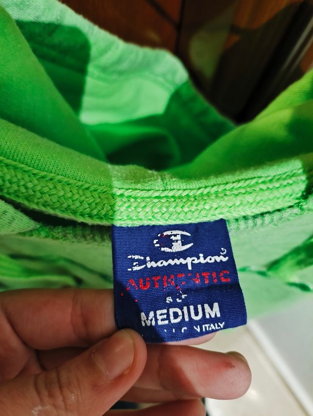 Sudadera verde champion