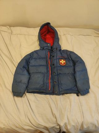 Abrigo Hackett azul 5-6 años original 