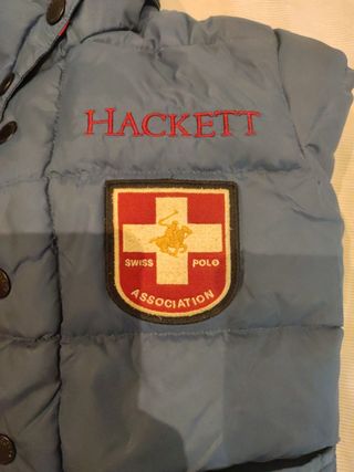 Abrigo Hackett azul 5-6 años original 