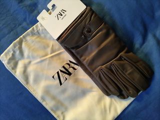 Guantes de piel Zara nuevos con etiqueta