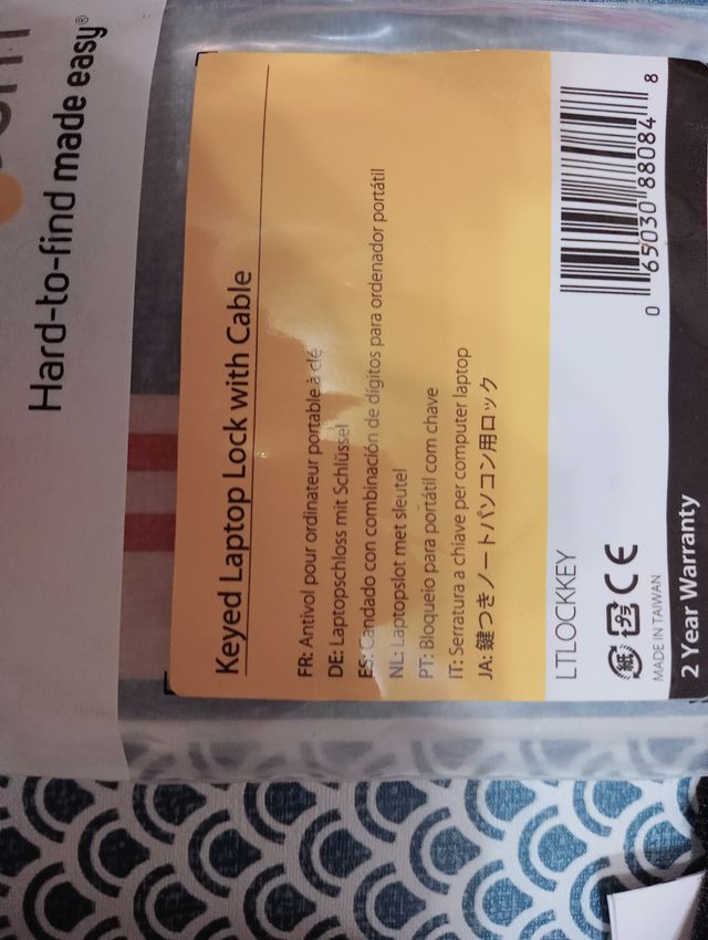 Cable de Seguridad para Ordenadores  K-SLot