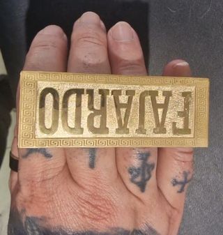 SE FABRICA SELLO 2 Y 4 DEDOS ORO 18KT 