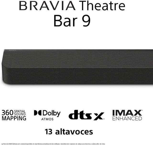 BARRA SONIDO SONY BRAVIA THEATRE BAR 9 HT-A9000