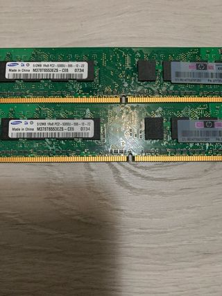 21 memorias DDR 3 y 4 para pc