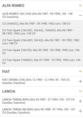 discos freno alfa fiat lancia 256 mm
