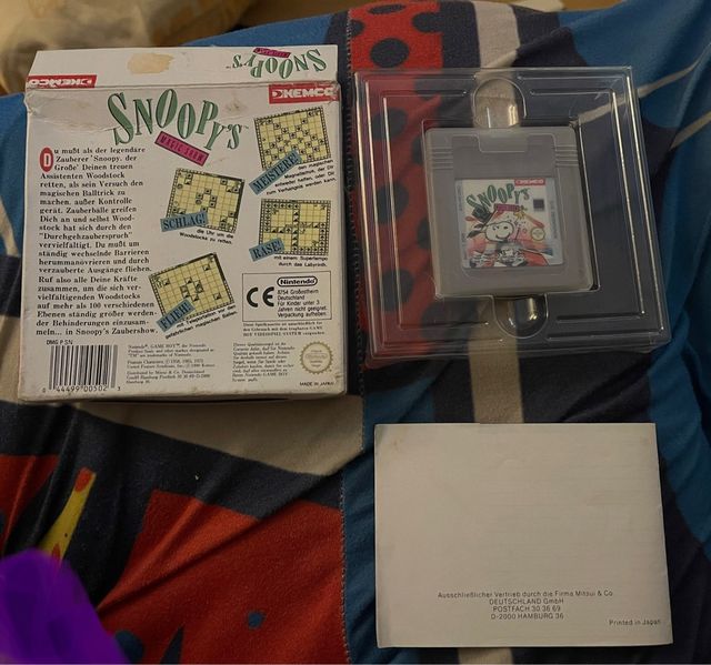 Snoopy gameboy