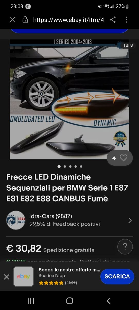 Frecce led bmw