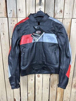 CHAQUETA T-M DE MOTO GARIBALDI MUJER NEGRA 