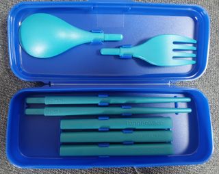 Set cubiertos plastico Tupperware 