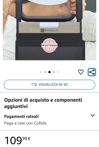 Sponda Letto Anziani - Altezza regolabile