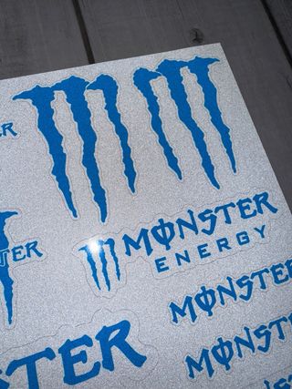 PACK PEGATINAS MONSTER ENERGY ADHESIVOS MOTO LOGO