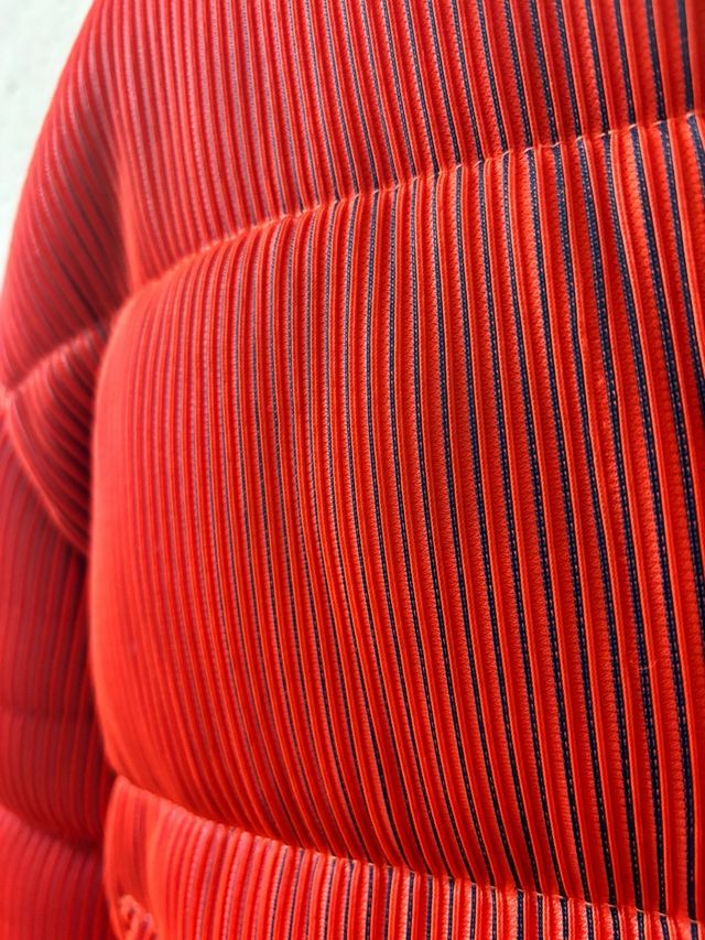 Abrigo naranja/morado