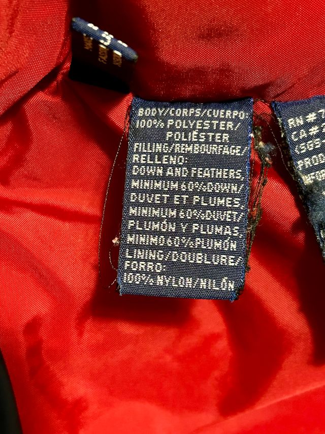 Anorak de plumón Tommy Hilfiger