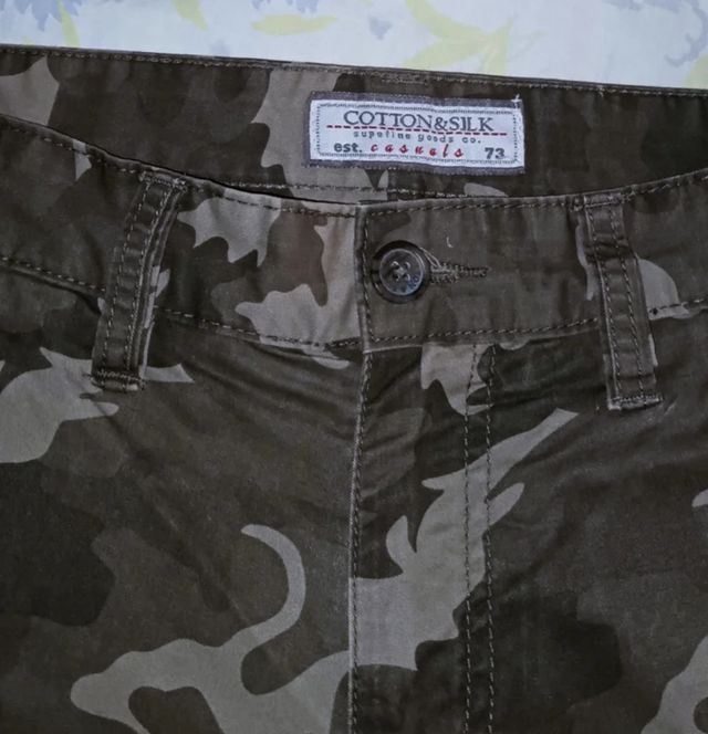 Vintage y2k cargo camouflage shorts unisex cotton