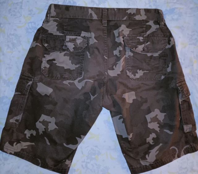 Vintage y2k cargo camouflage shorts unisex cotton