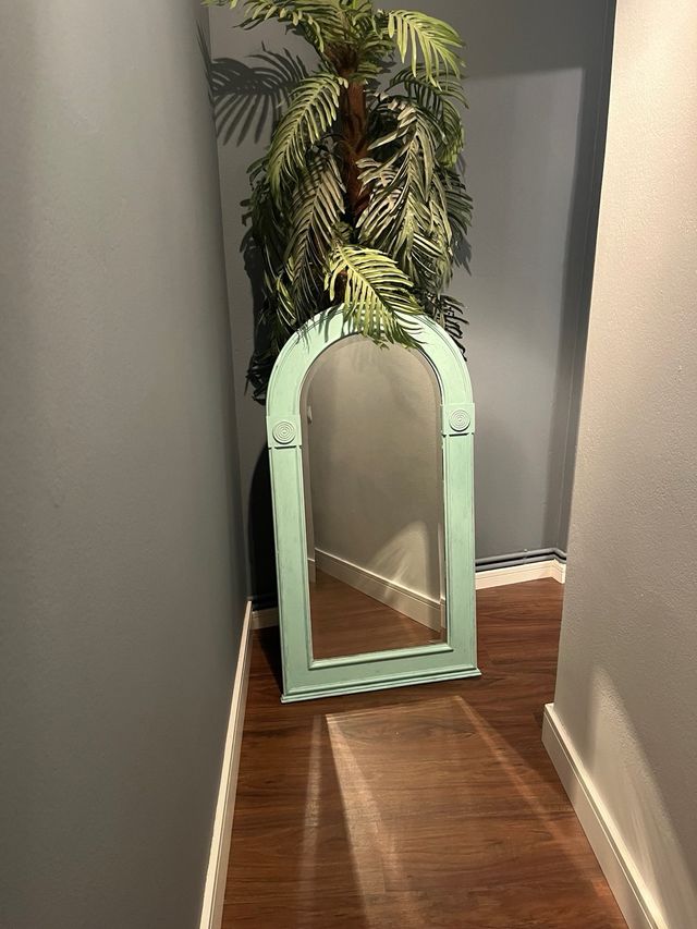 Espectacular espejo madera maciza