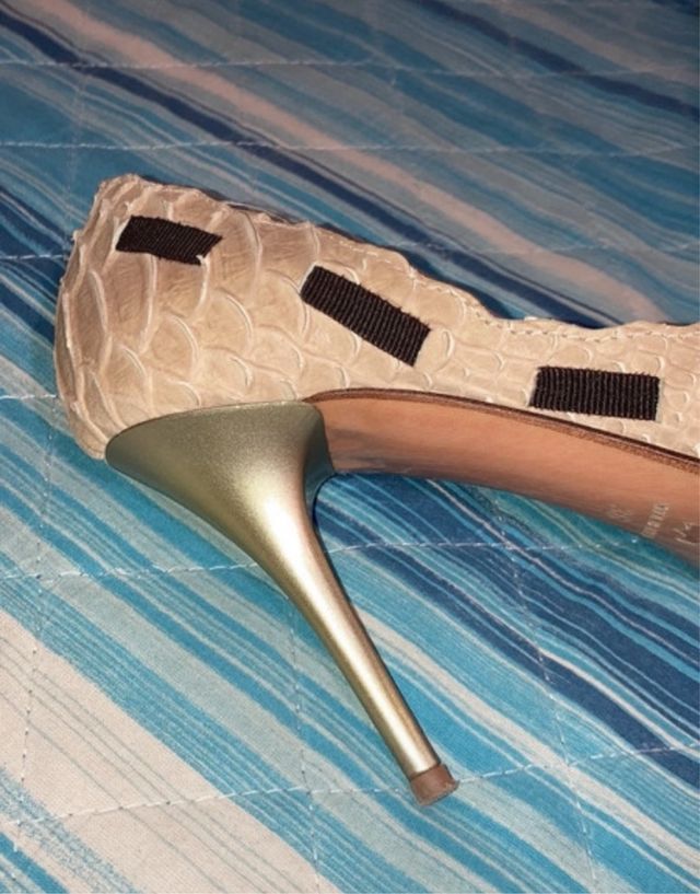 Scarpe pitone  tacco alto