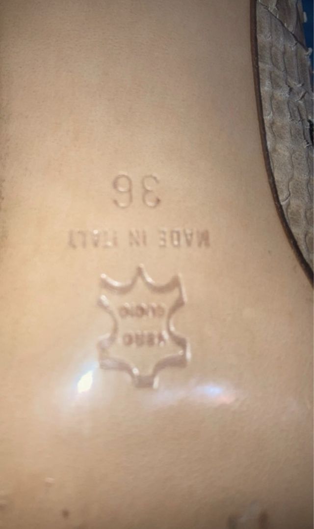 Scarpe pitone  tacco alto