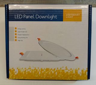 Placa LED 20W Cuadrada Superslim