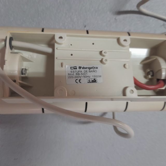 ESTUFA INFRAROJOS BAÑO