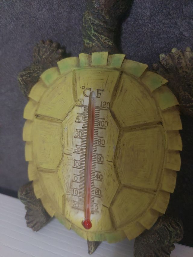 Termómetro SOLO decorativo para exteriores.