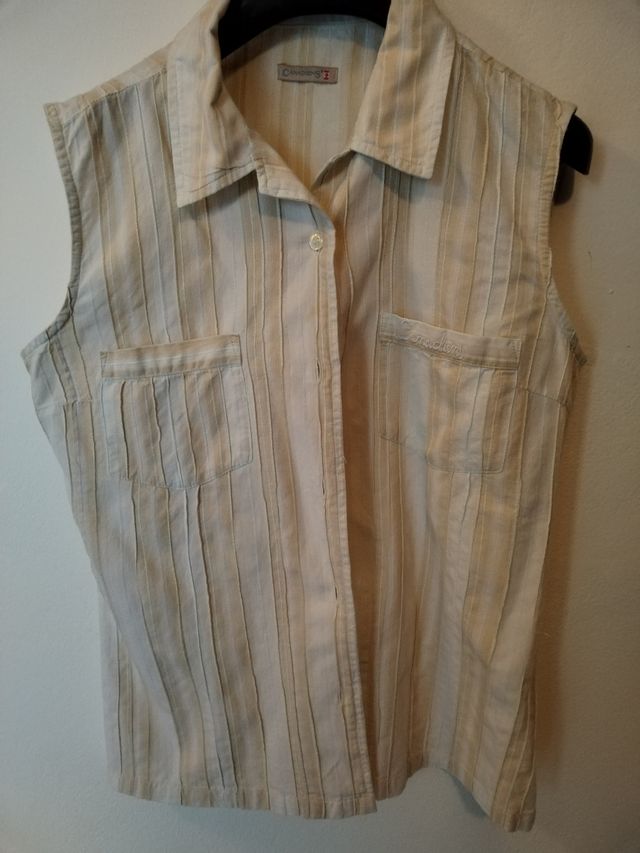 Camicia smanicata donna