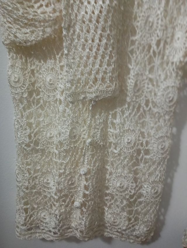 Chaqueta de veráno de ganchillo 