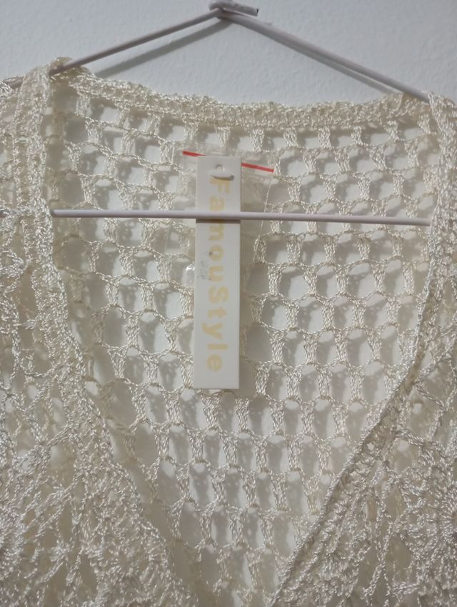 Chaqueta de veráno de ganchillo 