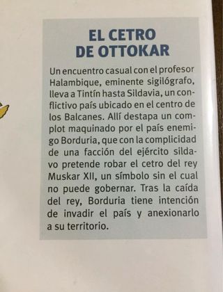 TINTIN EL CETRO DE OTTOKAR DVD ANIMACION