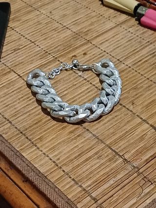 PULSERA DE ESLABONES BRILLANTES UNIDOS