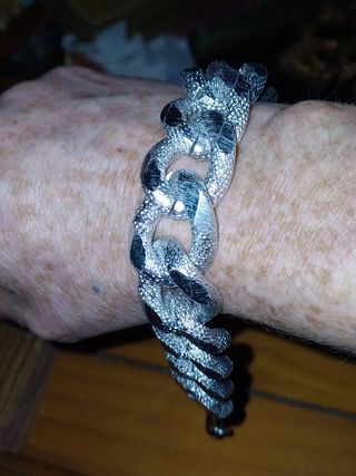 PULSERA DE ESLABONES BRILLANTES UNIDOS