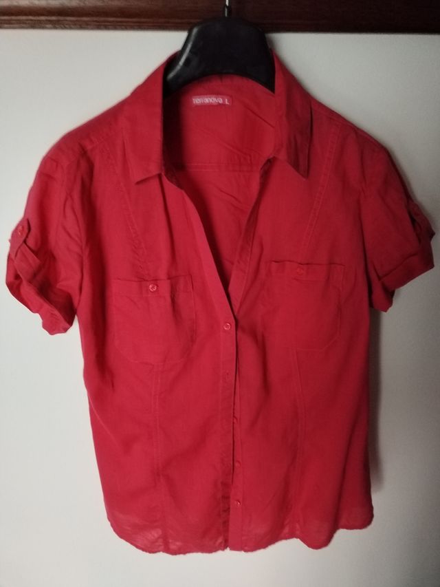 Camicia donna maniche corte