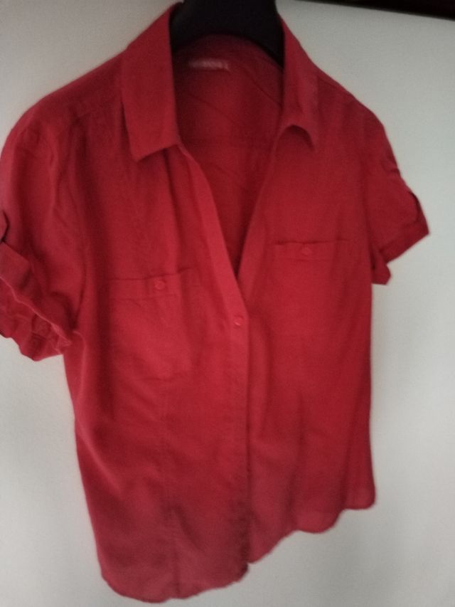 Camicia donna maniche corte