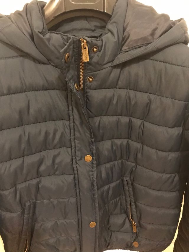 Cazadora niña marino