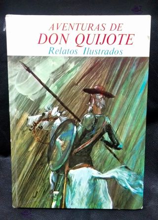 Lote 3 libros de Don Quijote de la Mancha
