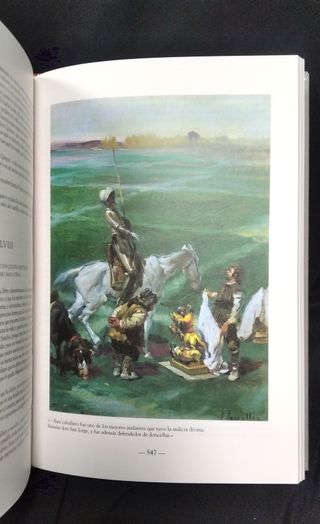 Lote 3 libros de Don Quijote de la Mancha