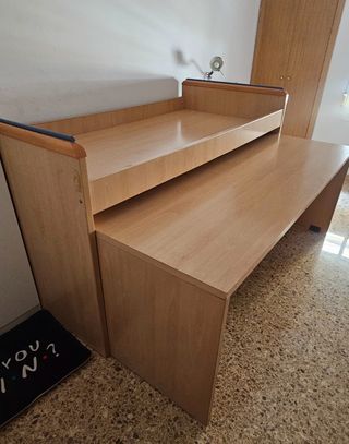Cama nido Litera con Escritorio dormitorio madera