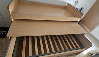 Cama nido Litera con Escritorio dormitorio madera 