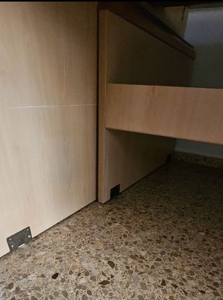 Cama nido Litera con Escritorio dormitorio madera 