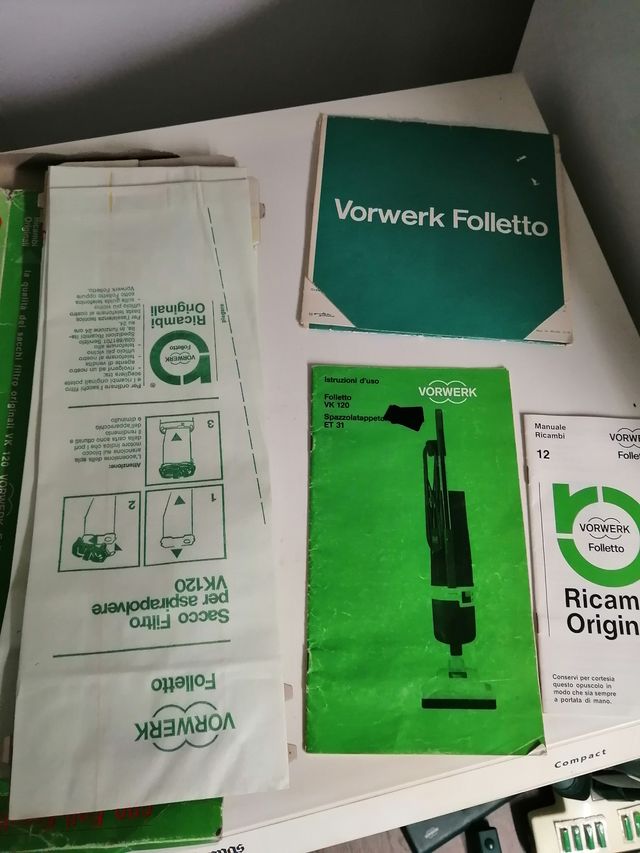 VORWERK FOLLETTO VK 120 con accessori