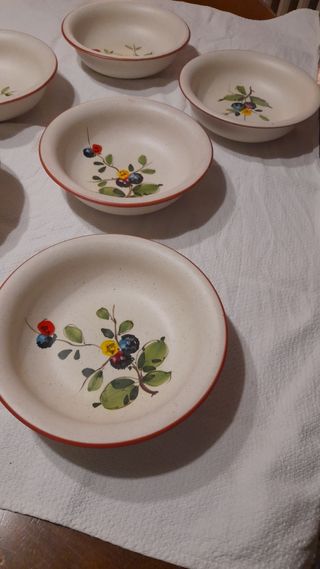 Piatti in ceramica  rustica